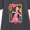 JoJo Siwa Jojo Love Graphic Short Sleeve Fleece Dress - Heather Charcoal - 3T - 2 of 2
