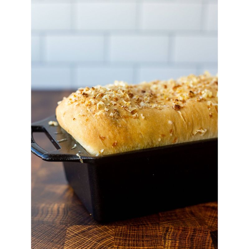 Lodge Cast Iron Loaf Pan Black, 4 of 7