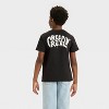 Boys' Short Sleeve Halloween "Glow In the Dark" Monster Fangs Graphic T-Shirt - Cat & Jack™ Black - 3 of 4