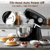 ZAFRO Stand Mixer, 12 Speeds Tilt-Head Electric Commercial Stand Mixer, 3-In-1 Kitchen Mixer with Bowl, Dough Hook, Whisk and Beater - 4 of 4
