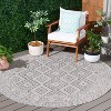 Courtyard CY8998 UV & Stain Resistant Non-Shedding Power Loomed Indoor/Outdoor Rugs - Safavieh - 2 of 4