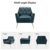 Maris Wooden Upholstered Contemporary Accent Armchair with Button-tufted for Bedroom Living Room  | ARTFUL LIVING DESIGN - 3 of 4