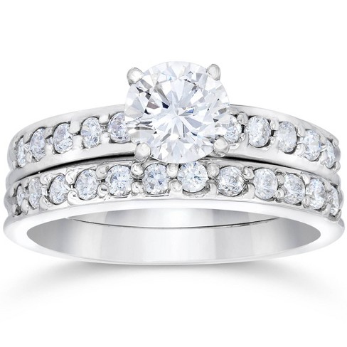 Cubic Zirconia Engagement Ring - Silver : Target