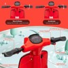 Electric Motorcycle for Kids, 24V 350W Kids Ride on Moped, Max Up to 14MPH, w/Twist Grip Throttle & LED Light, Electric Motorbike for Teens 8-12 - 3 of 4