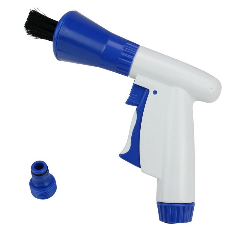 Pool Central Swimming Pool Filter Cleaning Spray Brush Head 8" - Blue/White, 1 of 3