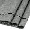 Unique Bargains Home Decoration Eyelet Hollow Out Flat Corner Table Runner 12 x 71 Inches 1 Pc - 3 of 4
