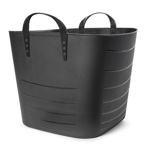 Life Story Flexible Tub Basket 25 Liter/6.6 Gallon Plastic Multifunction Storage  Tote Bin With Handles, Black (12 Pack) : Target