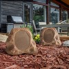 Victrola Rock Speaker Connect Bluetooth Outdoor Speaker with Solar Charging - Pair (Sand) - 2 of 4