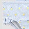 Carter's Just One You® Baby Girls' Long Sleeve Lemon Printed One Piece Rash Guard Set - Yellow/Blue - 3 of 3