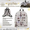 Harry Potter Wizarding World Magic Mini Purse Backpack with Hogwarts Allover Icon Print, 10.5 Inches, Adjustable Straps, Faux Leather - 4 of 4