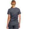 MediChic Women's Ruth 3-Pocket Multi Stitch V-Neck Scrub Top - 2 of 4