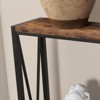 43 Inch Console Table, 2-Tier Narrow Console Sofa Side Table, Premium Entryway Furniture for Hallway Living Room - 4 of 4