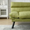 Airsurfer Modern Velvet Sleeper Sofa Bed, Wood Frame, 6 Solid Legs, 600 lbs Capacity, European Style with Tapered Legs - 3 of 4