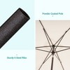 Sonkuki 10x6.5 FT Outdoor Patio Umbrella Market Table Umbrella With a Crank for Garden, Deck and Pool - 4 of 4