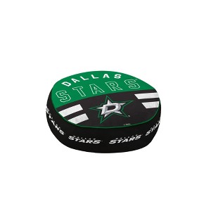 NHL Dallas Stars Circle Plushlete Pillow: Sports Team Logo, Removable Cover - 1 of 1
