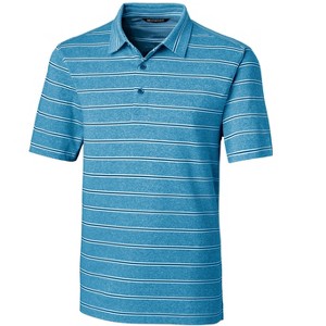 Cutter & Buck Forge Heathered Stripe Stretch Mens Polo Shirt - 1 of 1
