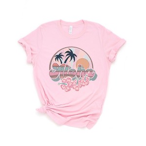 Simply Sage Market Women's Retro Aloha Short Sleeve Graphic Tee - 1 of 3