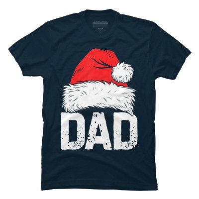 Men's Design By Humans Dad Santa Christmas By NekoShop T-Shirt