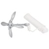 VidaXL Folding Anchor with Rope Silver 7.1 lb Malleable Iron - 3 of 4