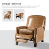 Deborah Modern Wooden Upholstery Modern Genuine Leather Recliner with Nailhead Trim for Living Room and Bedroom  | ARTFUL LIVING DESIGN - 4 of 4