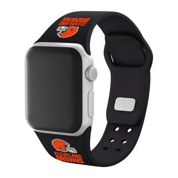 Tan Cleveland Browns Leather Apple Watch Band