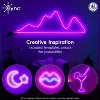 GE CYNC Dynamic Effects Smart LED Full Color Light Strip + Power Supply 16' Indoor: Multicolor Novelty Wall Lights - 3 of 4