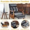 MOONMISS PU Fabric Modern Accent Chair Lounge Chair，Adjustable back - 3 of 4