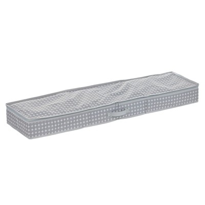 mDesign Soft Fabric Gift Wrap Storage - Gray