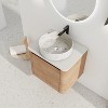 GDFStudio Ford Wall-Mounted Bathroom Vanity With Ceramic Round Sink - 2 of 4