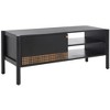 Errington 2 Shelf Media Stand - MED9000 - Black/Natural - Safavieh - 3 of 4