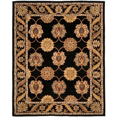 Heritage Hg640 Hand Tufted Area Rug - Black - 7'6