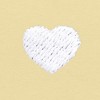 Dalix Womens Lil Heart Midweight Hooded Sweatshirt - 2 of 4