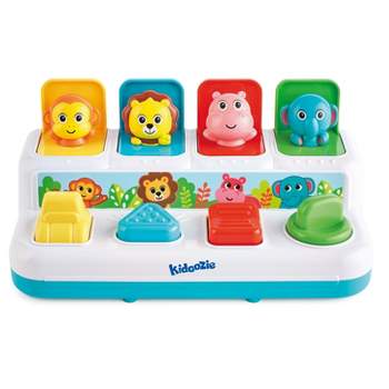 Kidoozie Pop n Play Animal Friends, Pop Up Activity Toy for Learning; Suitable for Toddlers Ages 12 months and older