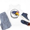 The Juniper Shop Patriotic Eagle Sunglasses Youth Tank Top - 2 of 4