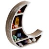 Farmlyn Creek Wooden Crescent Moon Shelf for Oils, Crystals, Healing Stones, 10 x 10.2 x 2 In - 4 of 4
