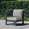 WestinTrends Montara Outdoor HDPE Left Arm Sectional Patio Corner Club Chair with Patio Cushions - 2 of 4