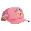Kirby Warp Star Men's Pink Foam Trucker Hat - 4 of 4