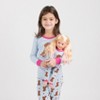 Leveret Girls and Doll Matching Cotton Pajamas - 3 of 4