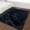 Luxury Modern Plush Fluffy Velvet Rug 5 x 8 ft, Faux Wool Rugs with  Non-Slip & Washable,for Bedroom Living Room Nursery - 3 of 4