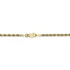 Black Bow Jewelry 2.75mm 10k Yellow Gold D/C Quadruple Rope Chain Necklace, 16 Inch - 4 of 4