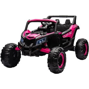 Kids Ride On Car, 24V Ride On UTV, Battery Powered Electric Off-Road UTV Car w/Remote Control, 200W Motor, Spring Suspension, LED Headlights - 1 of 4