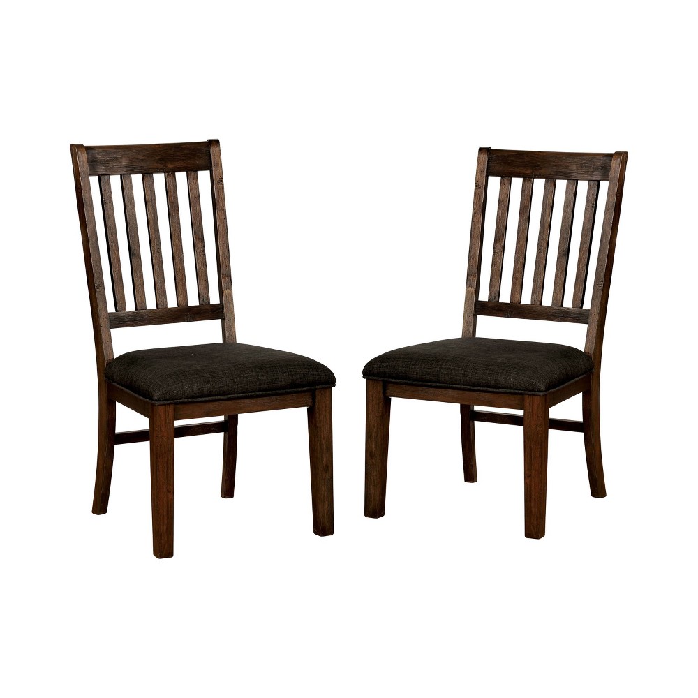 Set of 2 Winston Dining Chairs Red Walnut HOMES Inside Out For Sale