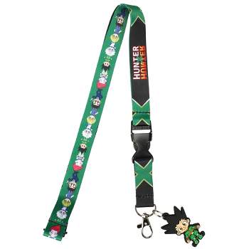 Naruto Classic Id Badge Holder Lanyard W/ Rubber Pendant And