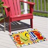 Jellybean Multi-Colored Sandals Rug – Vibrant Indoor & Outdoor Doormat, 20"X30" - 2 of 3