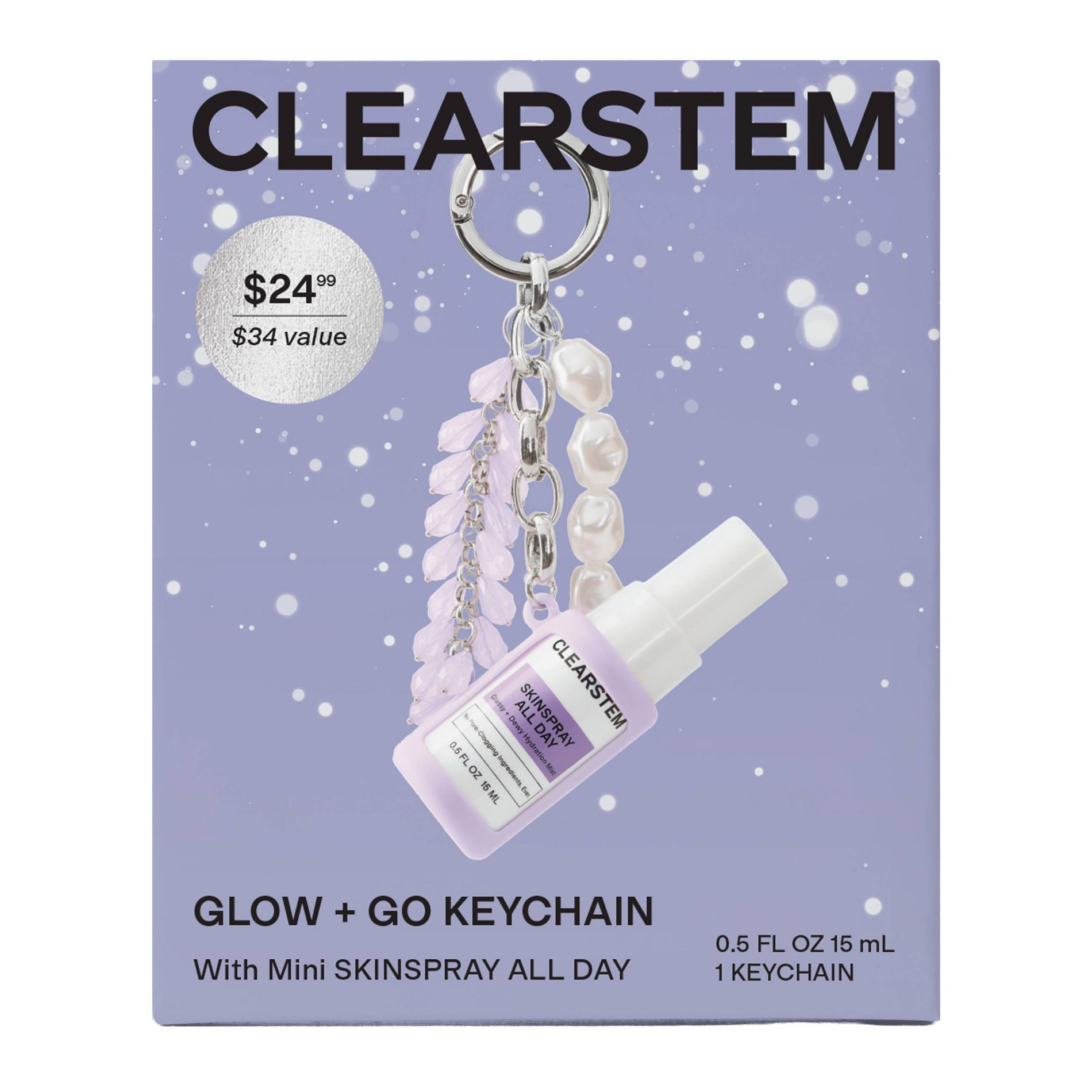 CLEARSTEM GLOW + GO KEYCHAIN SKINCARE SET - 2pc - Beauty Studio