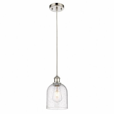 Bella - 1 Light Cord Hung Mini Pendant In Industrial Style-9.5 Inches Tall and 5.5 Inches Wide