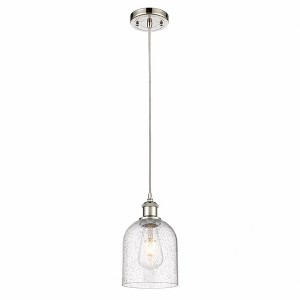 Bella - 1 Light Cord Hung Mini Pendant In Industrial Style-9.5 Inches Tall and 5.5 Inches Wide - 1 of 1