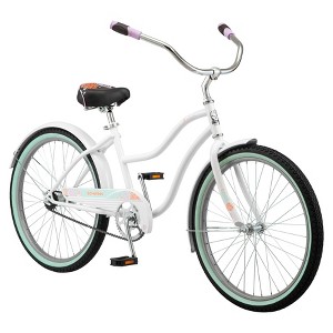 Schwinn 24" Legacy Kids' Cruiser Bike - White - 1 of 4