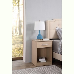 NicBex Modern Minimalist Nightstand with Drawer and Open Storage Shelf Bedside Table End Table for Bedroom, Living Room - 1 of 4