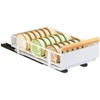 TROPOW Teleskopschublade Ausziehbare Schublade Für Kabinett Teller Schrank Organizer Küche Geschirrabtropfgestell Mit Abtropfschale Ohne Bohren - 2 of 4